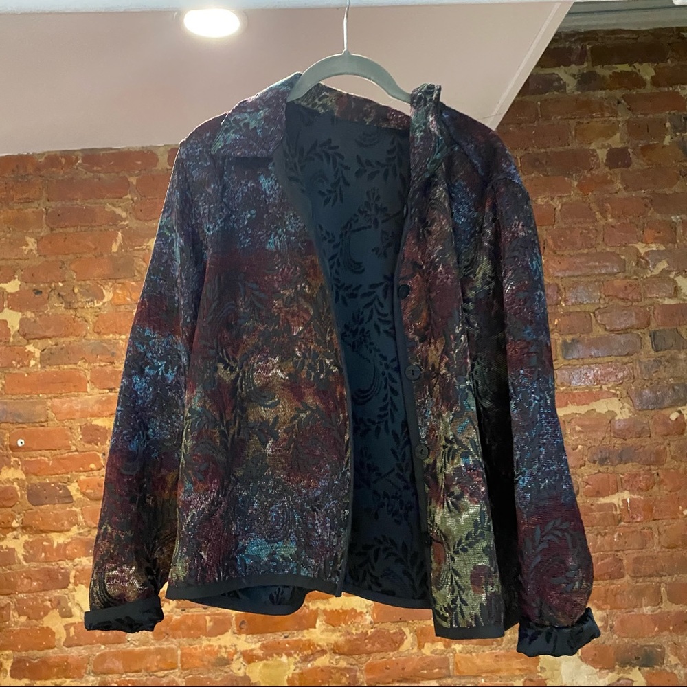 Vintage Floral Patterned Jacket